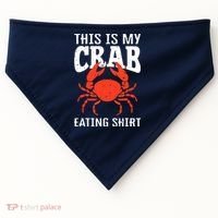 Red Crab, Crab, Crab Lover USA-Made Doggie Bandana thumb 0