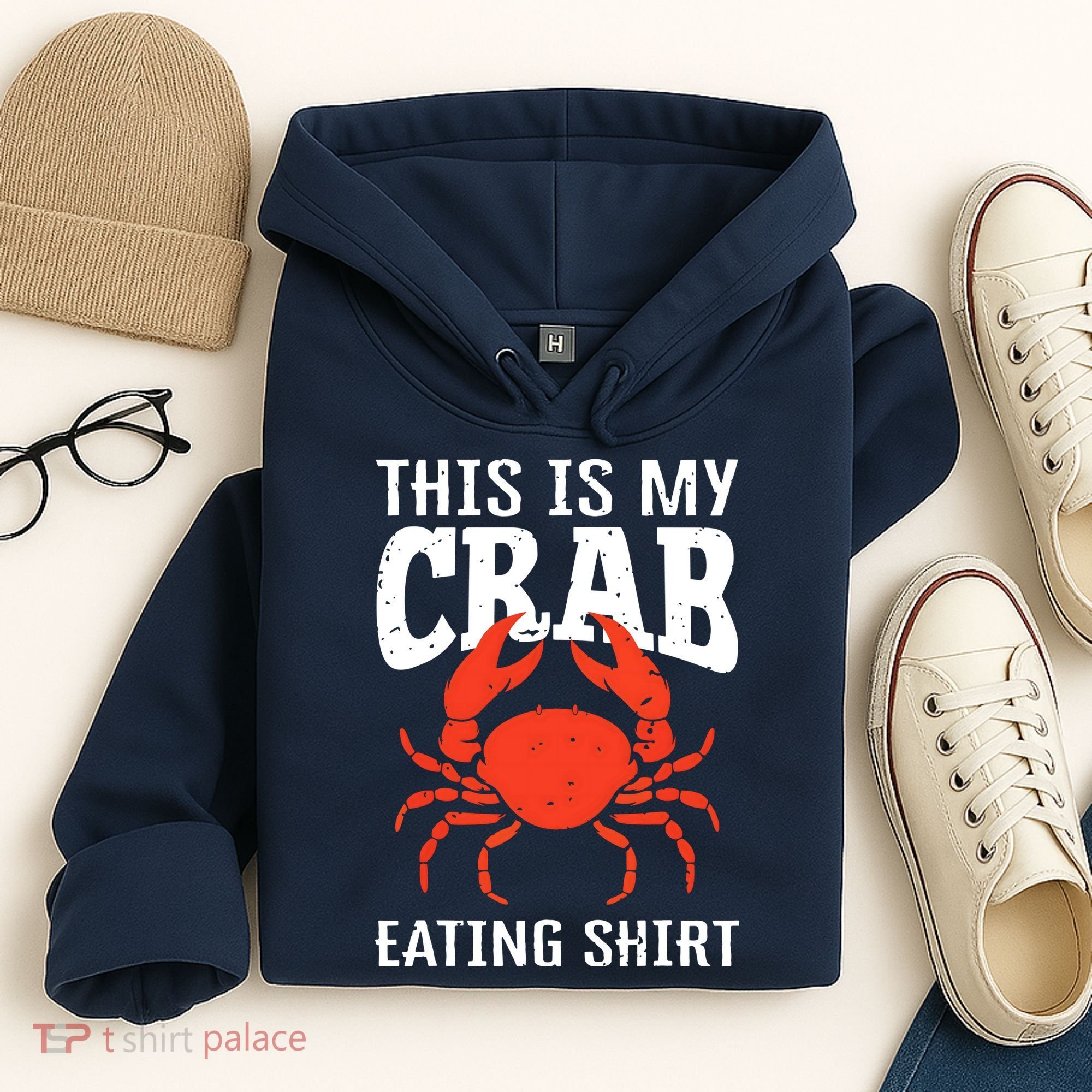 Red Crab, Crab, Crab Lover Hoodie