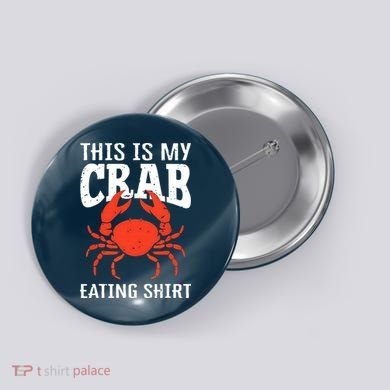 Red Crab, Crab, Crab Lover Button