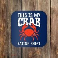 Red Crab, Crab, Crab Lover Coaster thumb 0