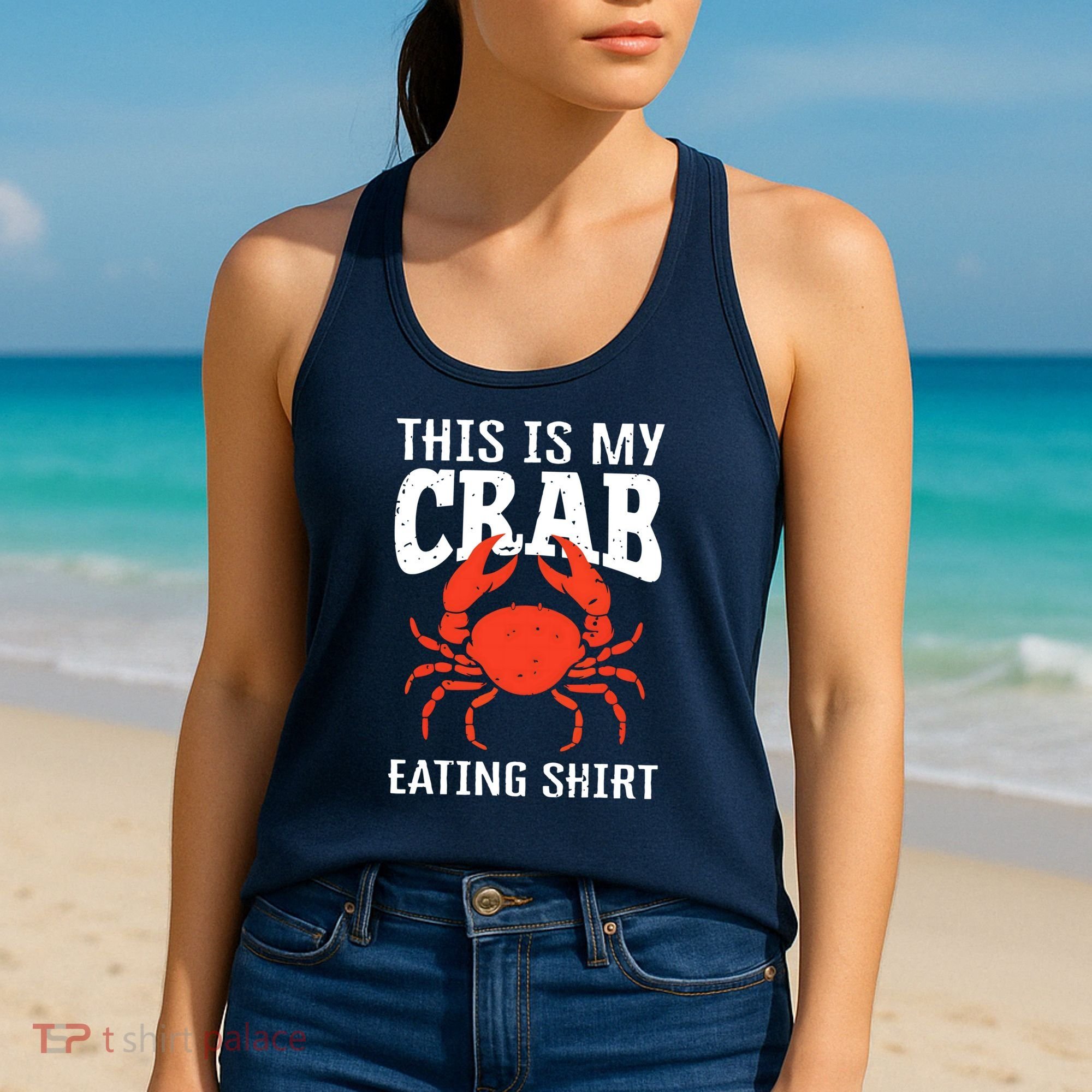 Red Crab, Crab, Crab Lover Women's Tank Top
