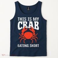 Red Crab, Crab, Crab Lover Tank Top thumb 2