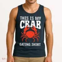 Red Crab, Crab, Crab Lover Tank Top thumb 3
