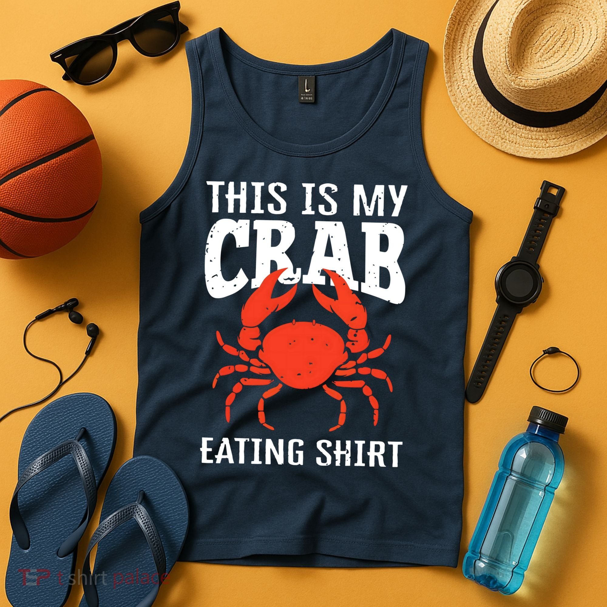 Red Crab, Crab, Crab Lover Tank Top