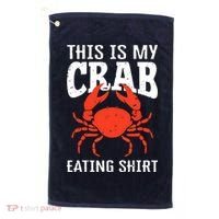 Red Crab, Crab, Crab Lover Golf Towel thumb 0