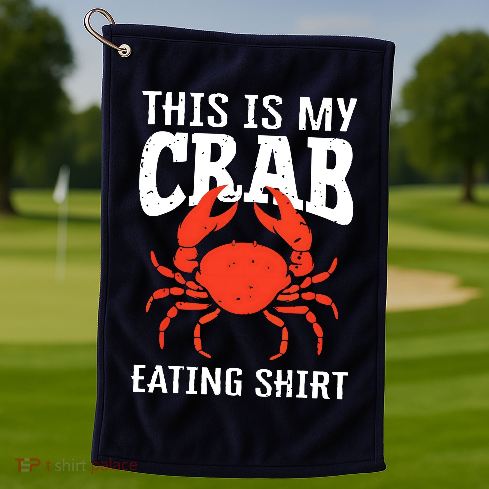 Red Crab, Crab, Crab Lover Golf Towel