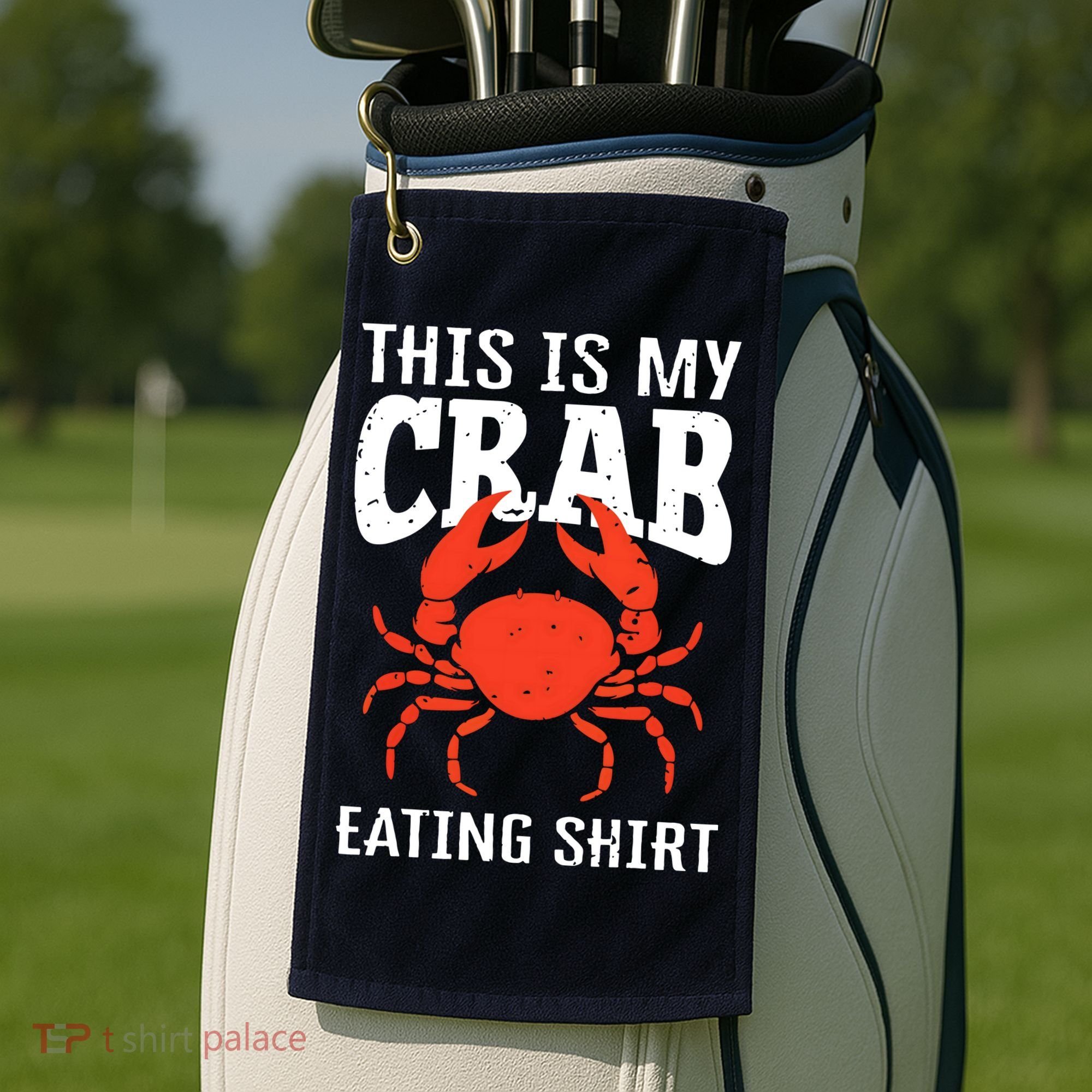 Red Crab, Crab, Crab Lover Golf Towel