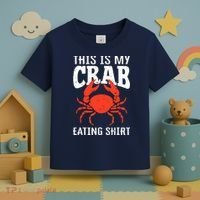 Red Crab, Crab, Crab Lover Toddler T-Shirt thumb 3
