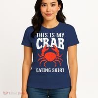 Red Crab, Crab, Crab Lover Women's T-Shirt thumb 4