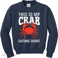 Red Crab, Crab, Crab Lover Kids Sweatshirt thumb 0