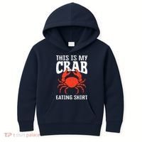 Red Crab, Crab, Crab Lover Kids Hoodie thumb 0
