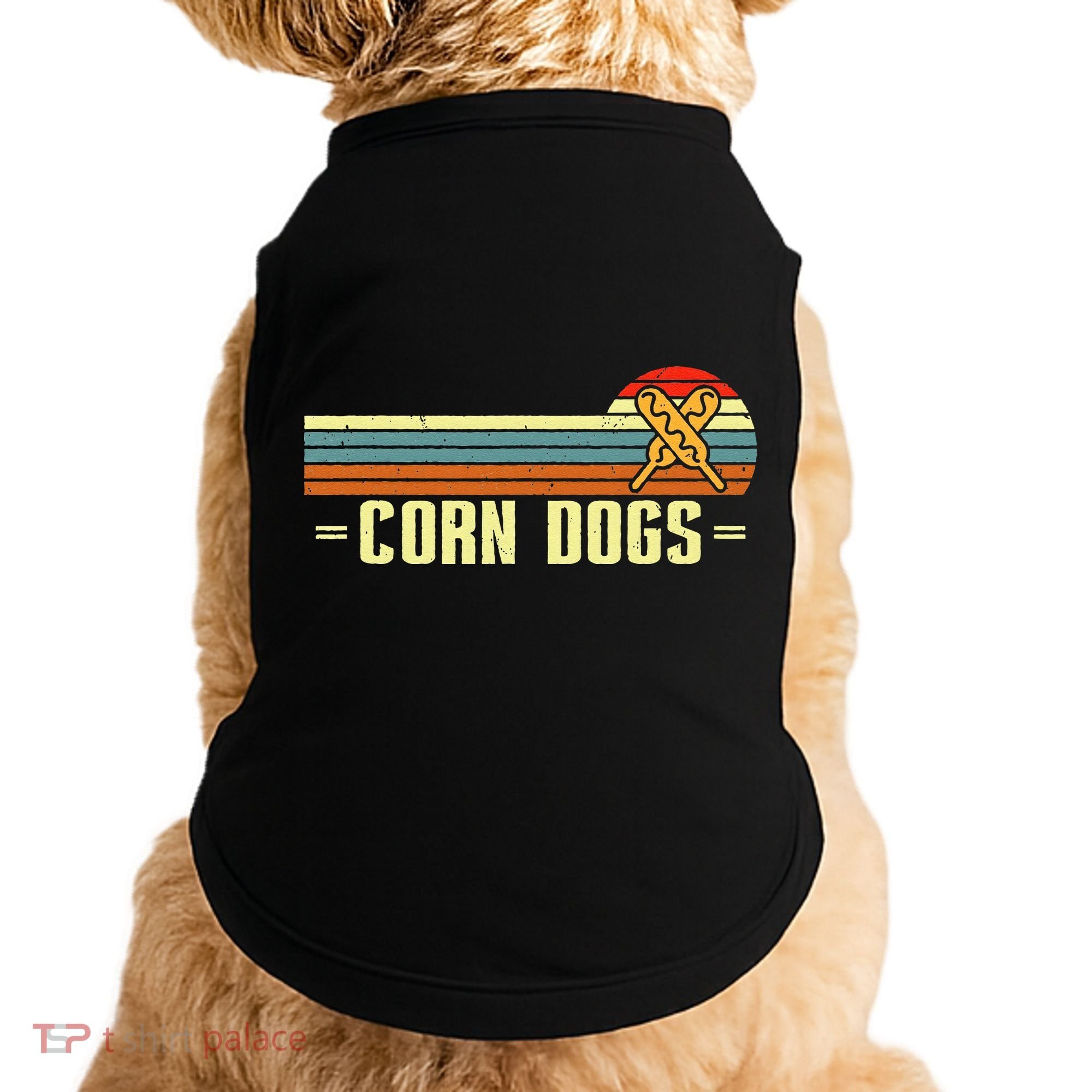Retro Corn Dogs Make Hot Dogs On Stick Corn Dog Lover Doggie Tank