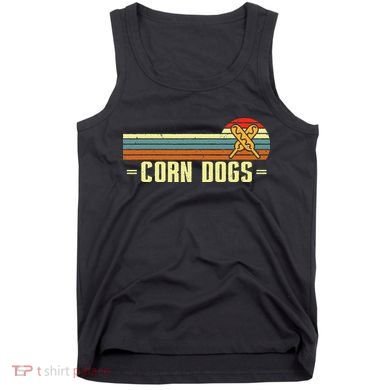 Retro Corn Dogs Make Hot Dogs On Stick Corn Dog Lover Tank Top