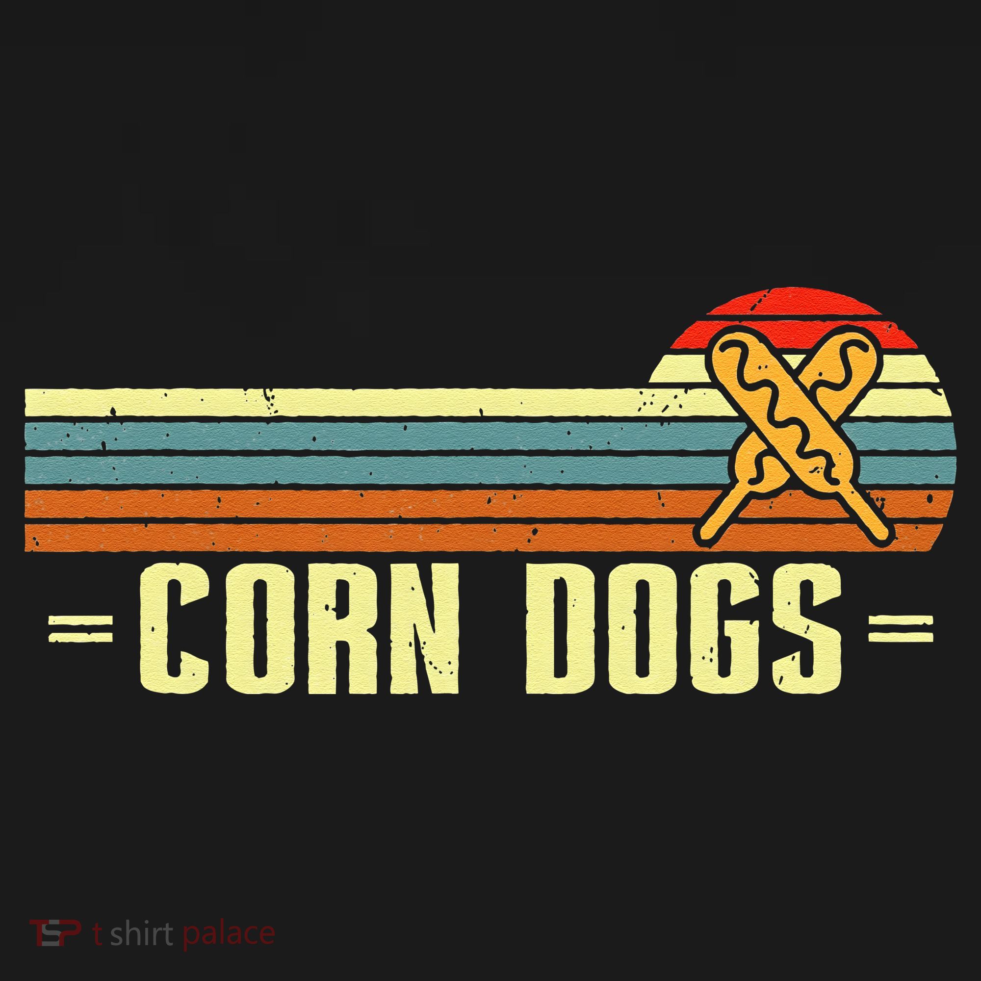 Retro Corn Dogs Make Hot Dogs On Stick Corn Dog Lover Kids Hoodie
