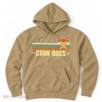 Retro Corn Dogs Make Hot Dogs On Stick Corn Dog Lover Hoodie thumb 0
