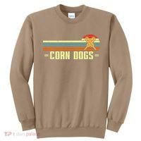 Retro Corn Dogs Make Hot Dogs On Stick Corn Dog Lover Sweatshirt thumb 0