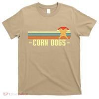 Retro Corn Dogs Make Hot Dogs On Stick Corn Dog Lover T-Shirt thumb 0