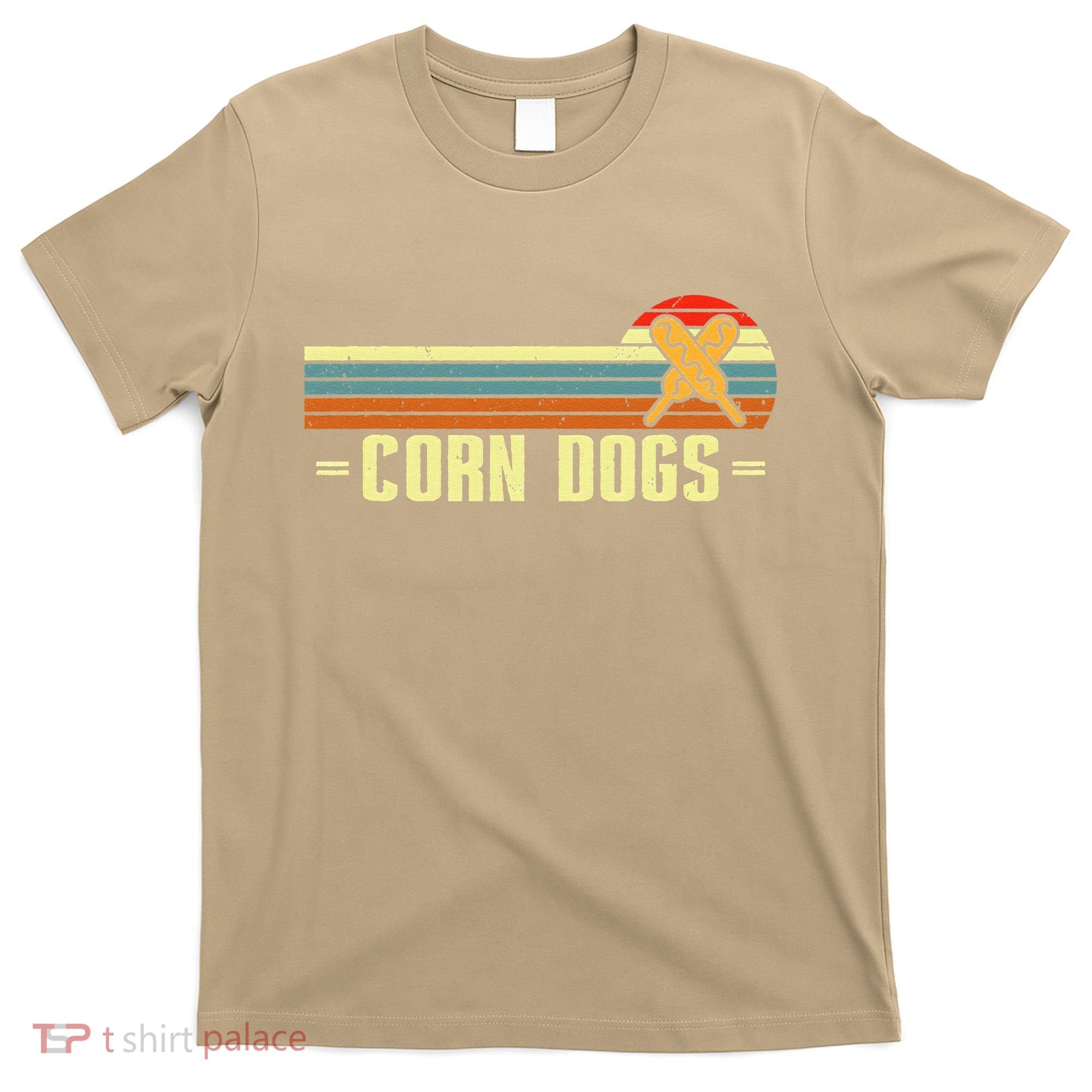 Retro Corn Dogs Make Hot Dogs On Stick Corn Dog Lover T-Shirt
