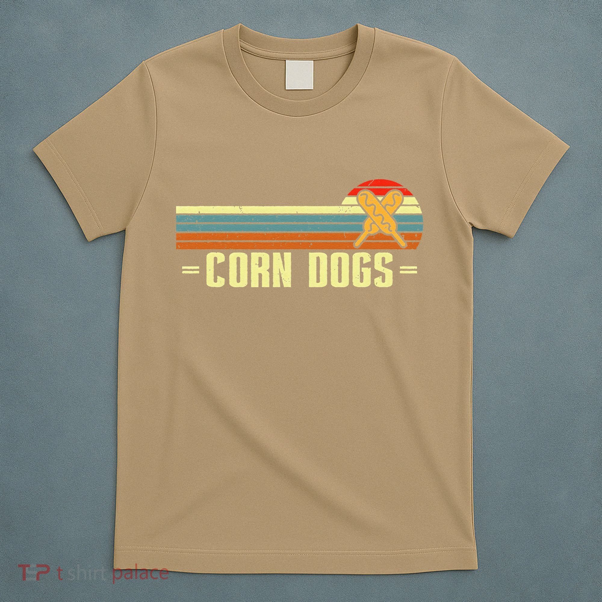 Retro Corn Dogs Make Hot Dogs On Stick Corn Dog Lover T-Shirt