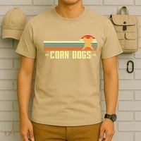 Retro Corn Dogs Make Hot Dogs On Stick Corn Dog Lover T-Shirt thumb 6
