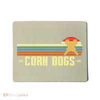 Retro Corn Dogs Make Hot Dogs On Stick Corn Dog Lover Mousepad thumb 0