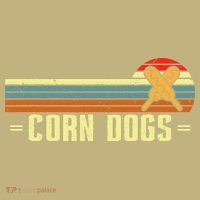 Retro Corn Dogs Make Hot Dogs On Stick Corn Dog Lover Mousepad thumb 1