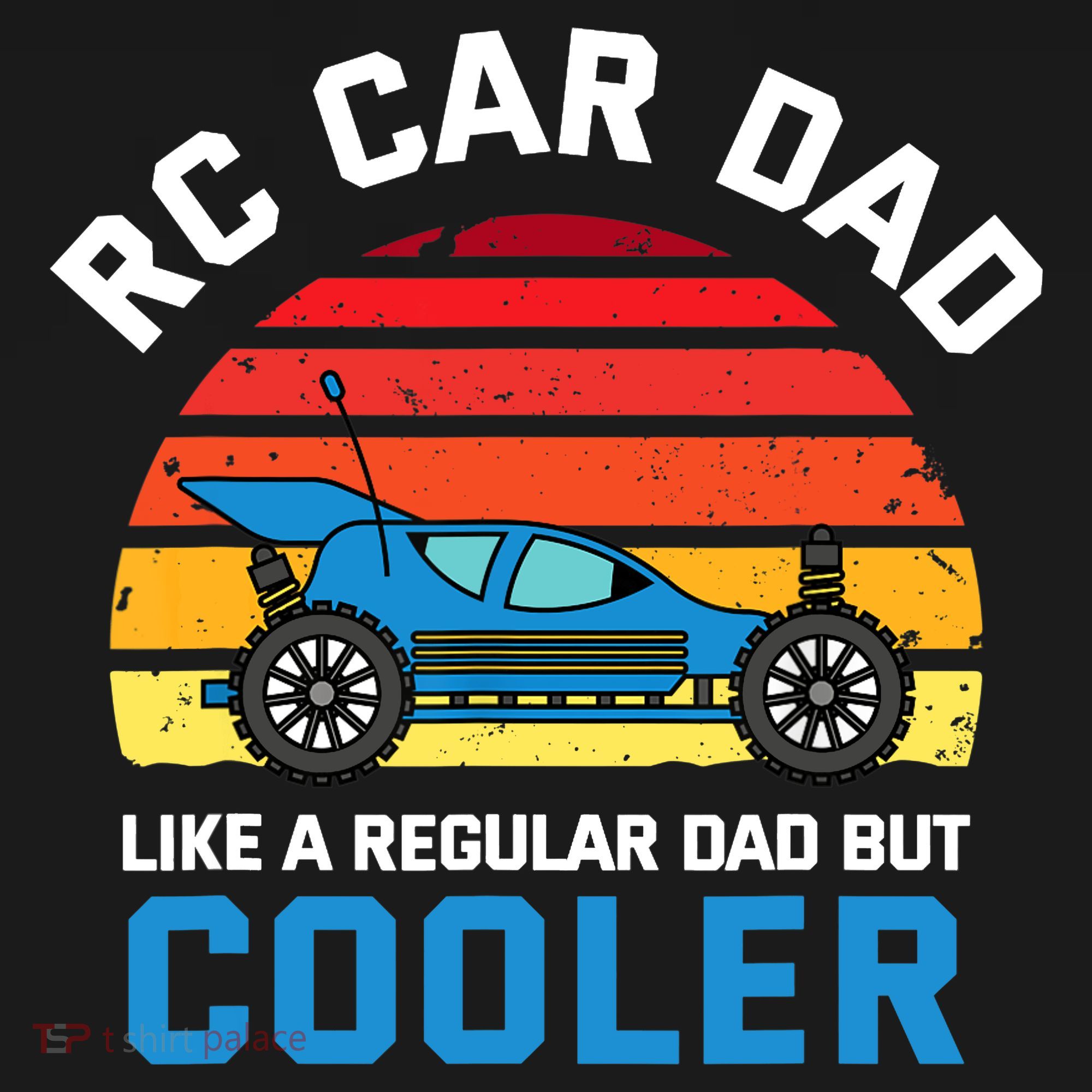RC Car Dad Like A Regular Dad But Cooler RC Racing Lover Doggie Tank