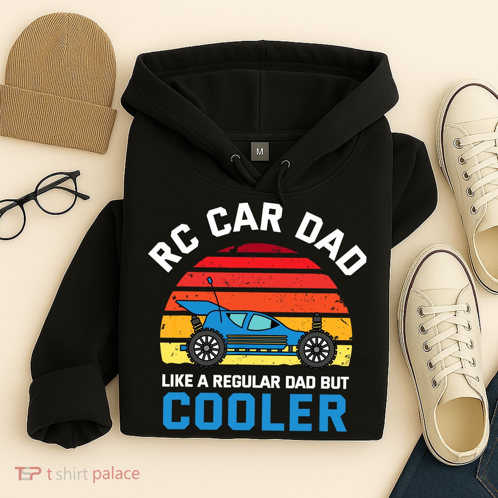 RC Car Dad Like A Regular Dad But Cooler RC Racing Lover Hoodie