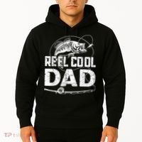 Reel Cool Dad Fishing Daddy Fathers Day Funny Hoodie thumb 2