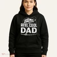 Reel Cool Dad Fishing Daddy Fathers Day Funny Hoodie thumb 5