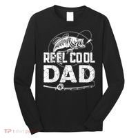 Reel Cool Dad Fishing Daddy Fathers Day Funny Long Sleeve Shirt thumb 0