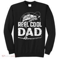 Reel Cool Dad Fishing Daddy Fathers Day Funny Sweatshirt thumb 0