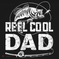 Reel Cool Dad Fishing Daddy Fathers Day Funny Sweatshirt thumb 3