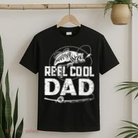 Reel Cool Dad Fishing Daddy Fathers Day Funny T-Shirt thumb 2