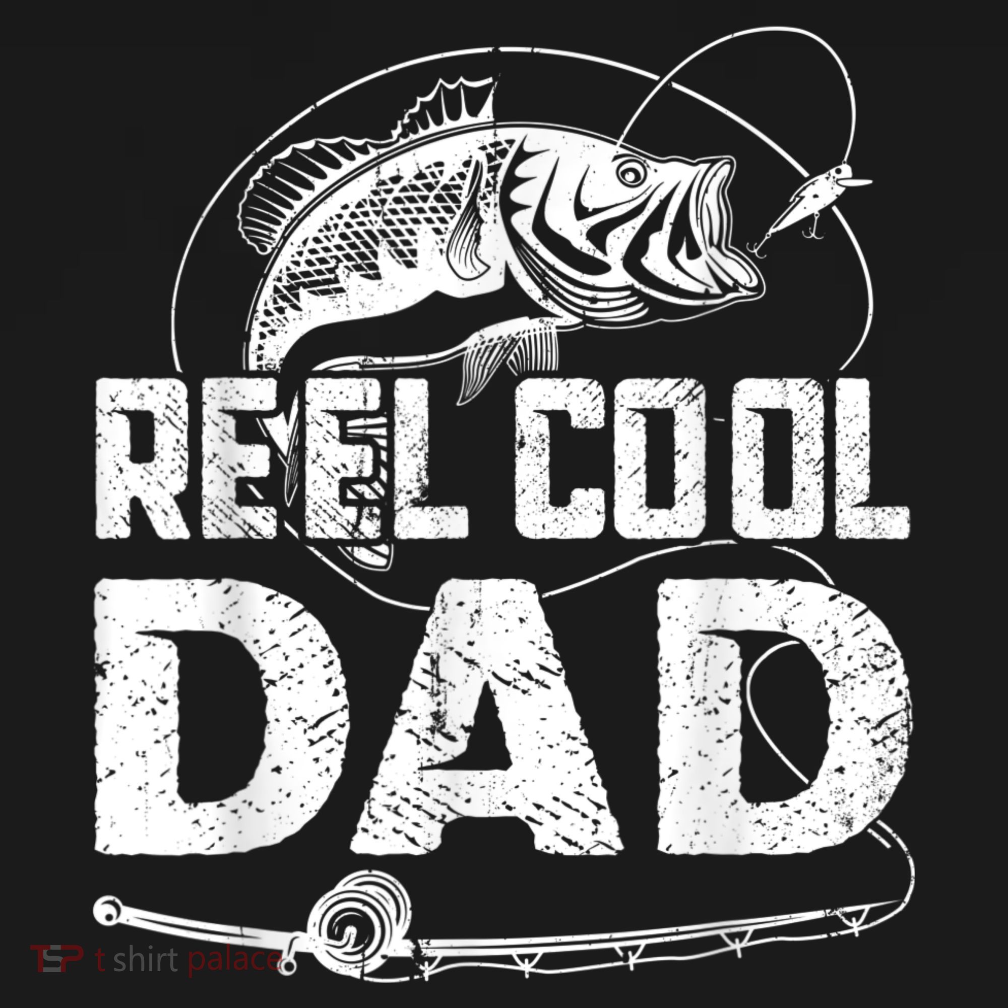 Reel Cool Dad Fishing Daddy Fathers Day Funny Women's Hoodie