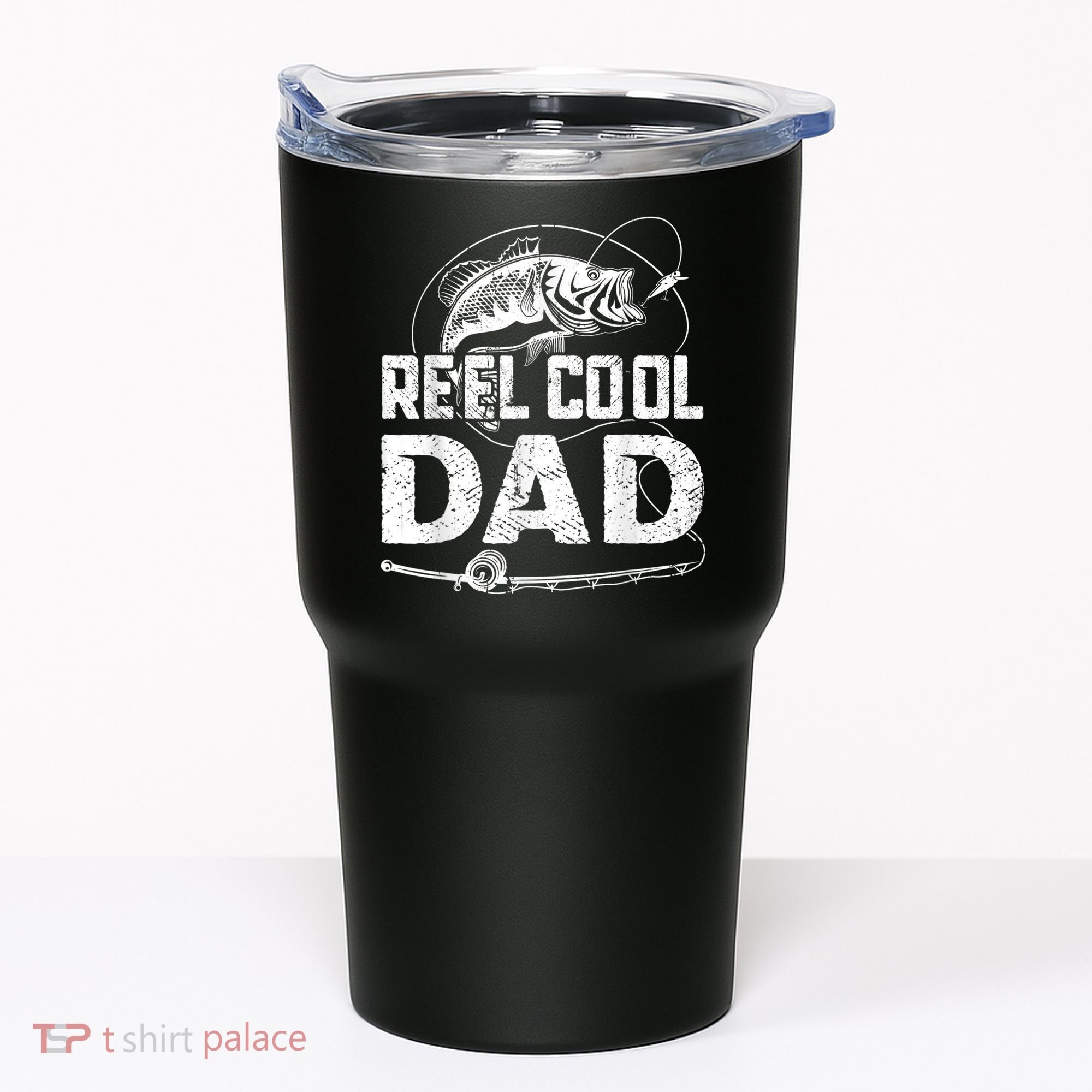 Reel Cool Dad Fishing Daddy Fathers Day Funny Tumbler