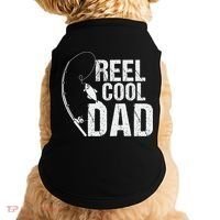 Reel Cool Dad Fishing Themed Graphic Doggie Tank thumb 0