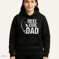 Reel Cool Dad Fishing Themed Graphic Hoodie thumb 5