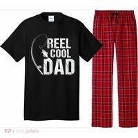 Reel Cool Dad Fishing Themed Graphic Pajama Set thumb 0