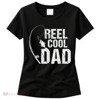 Reel Cool Dad Fishing Themed Graphic Women's T-Shirt thumb 0