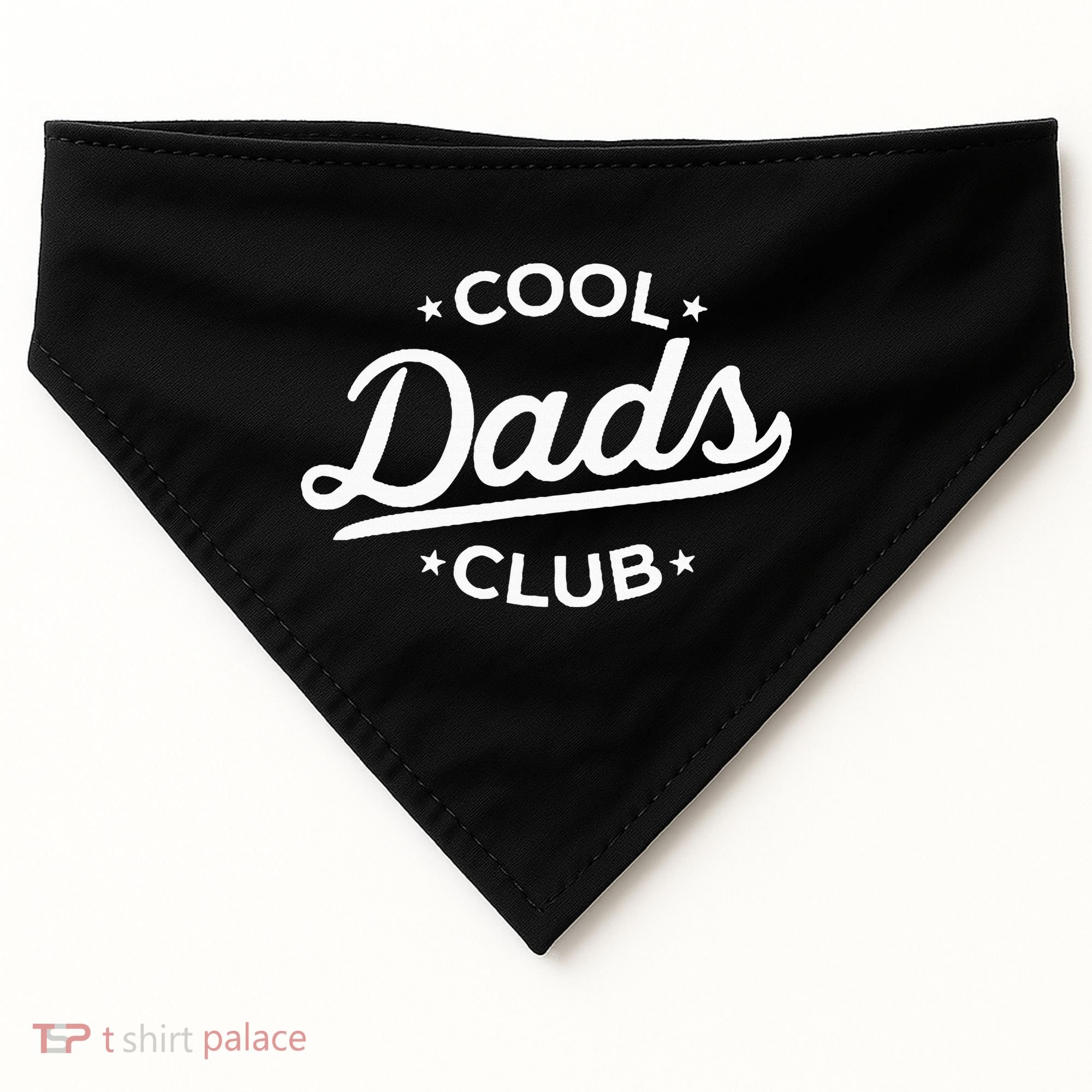 Retro Cool Dads Club Funny Dad Pocket USA-Made Doggie Bandana