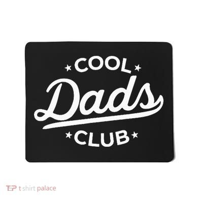 Retro Cool Dads Club Funny Dad Pocket Mousepad