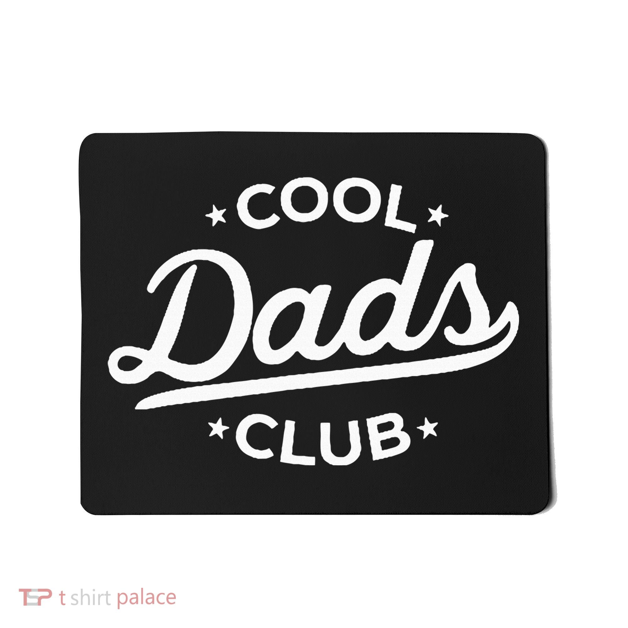 Retro Cool Dads Club Funny Dad Pocket Mousepad