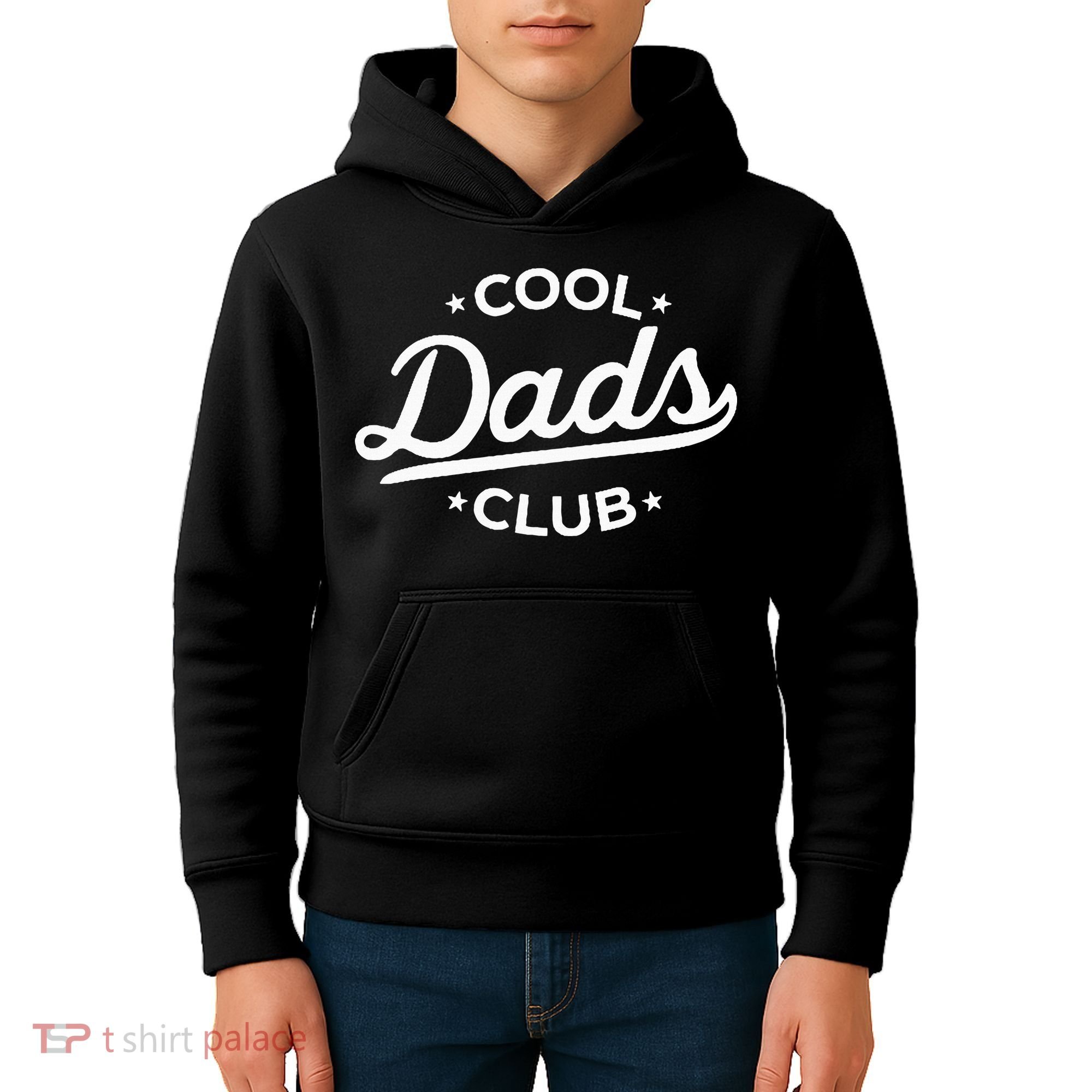 Retro Cool Dads Club Funny Dad Pocket Kids Hoodie