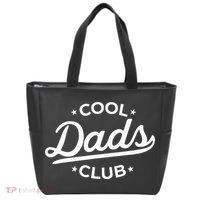 Retro Cool Dads Club Funny Dad Pocket Tote Bag thumb 0