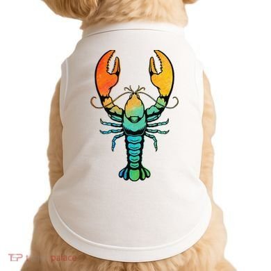 Retro Crawfish Design Louisiana Crayfish Lobster Doggie Tank