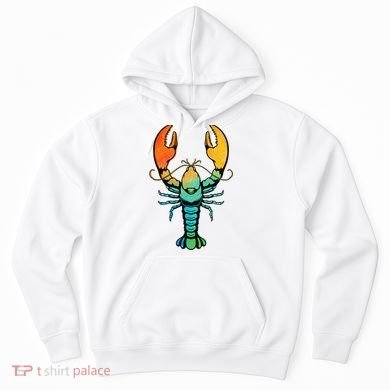 Retro Crawfish Design Louisiana Crayfish Lobster Hoodie