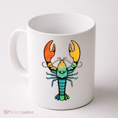 Retro Crawfish Design Louisiana Crayfish Lobster Coffee Mug