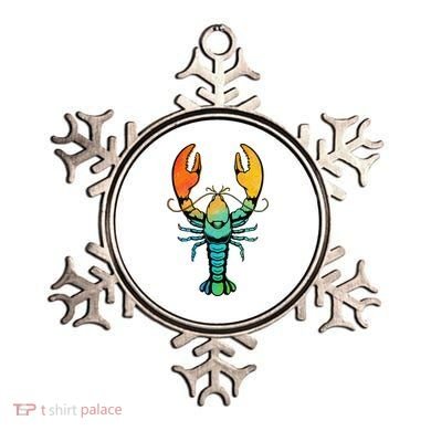 Retro Crawfish Design Louisiana Crayfish Lobster Ornament