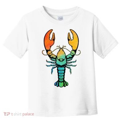 Retro Crawfish Design Louisiana Crayfish Lobster Toddler T-Shirt